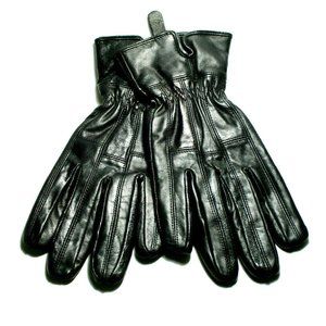 Thinsulate Insulation Sheepskin Unisex Black Gloves Size-M